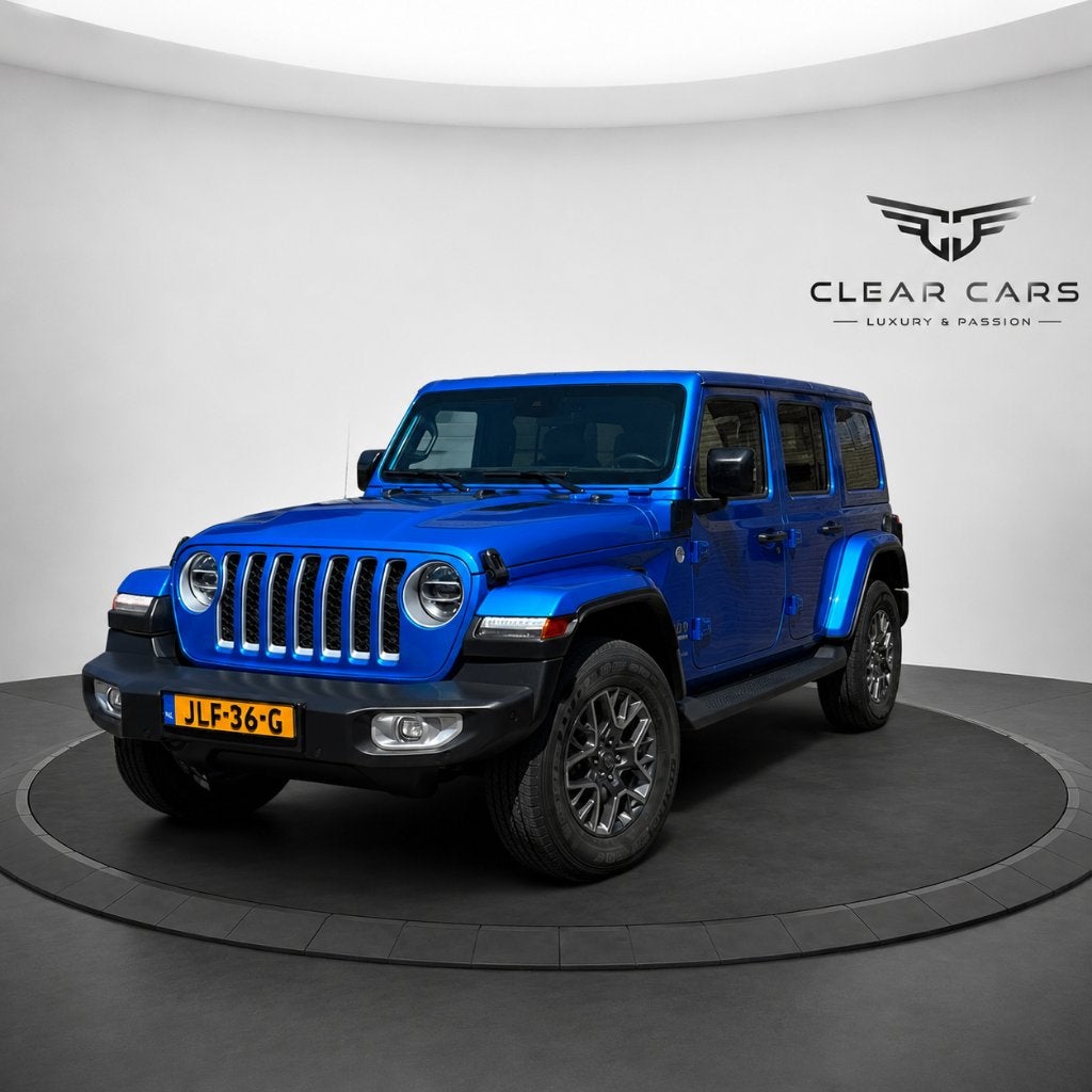 Jeep Wrangler 4xe | ClimateC | SAHARA | Apple Carplay | Leer, Auto's, Automaat, 1995 cc, 4 cilinders, Lichtsensor