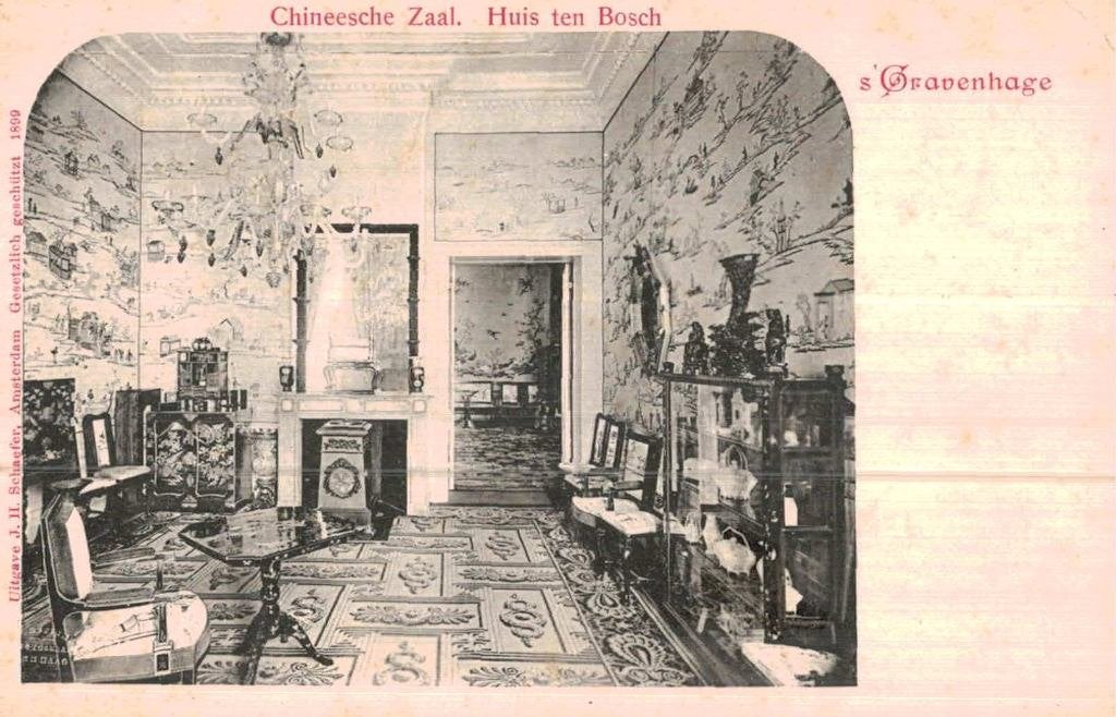 DEN HAAG Huis ten Bosch. Chineesche Zaal, Ophalen of Verzenden, Voor 1920, Ongelopen, Zuid-Holland