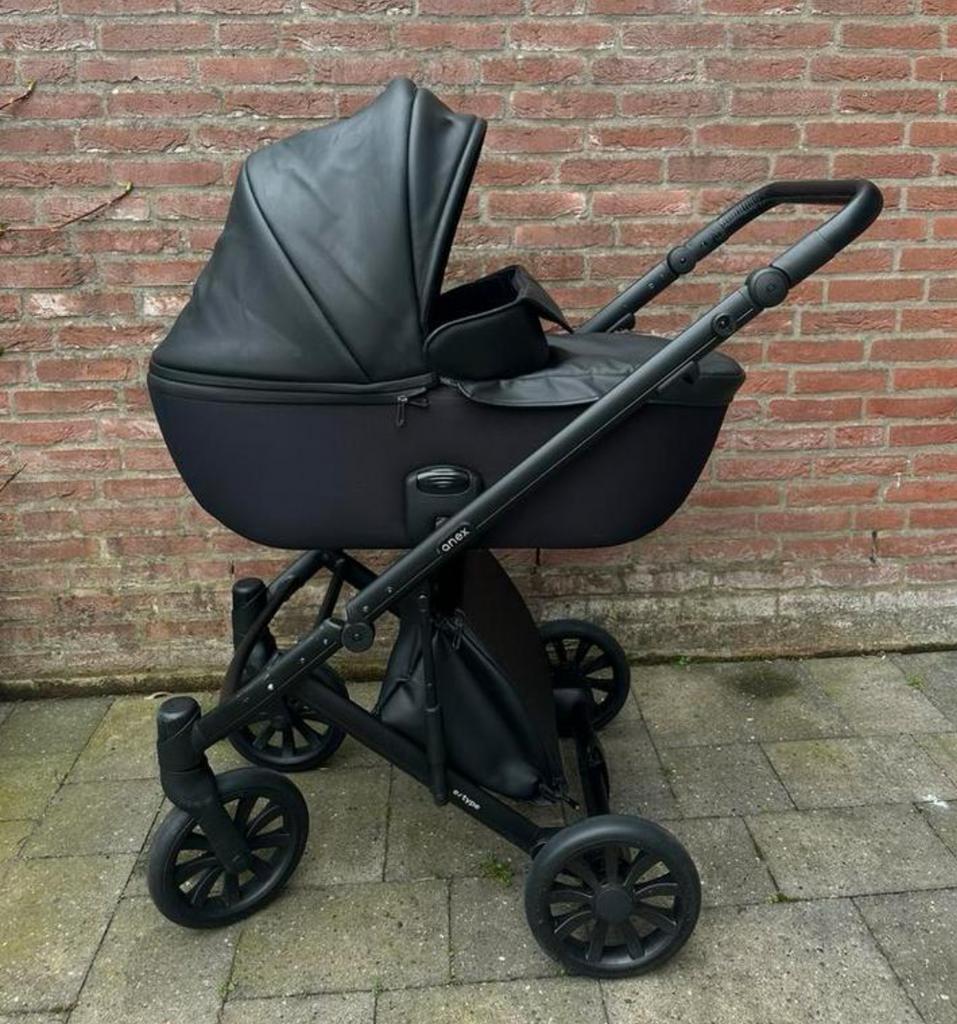 Anex e-type 2-delige kinderwagen - Compleet en stijlvol, Kinderen en Baby's, Kinderwagens en Combinaties, Zo goed als nieuw, Combiwagen