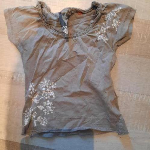 104 grijs shirt, Kinderen en Baby's, Kinderkleding | Maat 104, Verzenden, Gebruikt, Meisje, Shirt of Longsleeve
