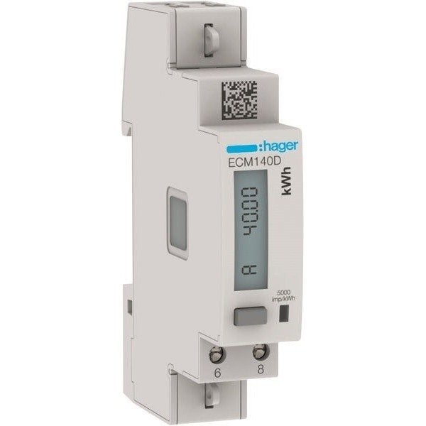 kWh-meter 1F direct 40A 1 module M-bus MID, Verzenden, Nieuw