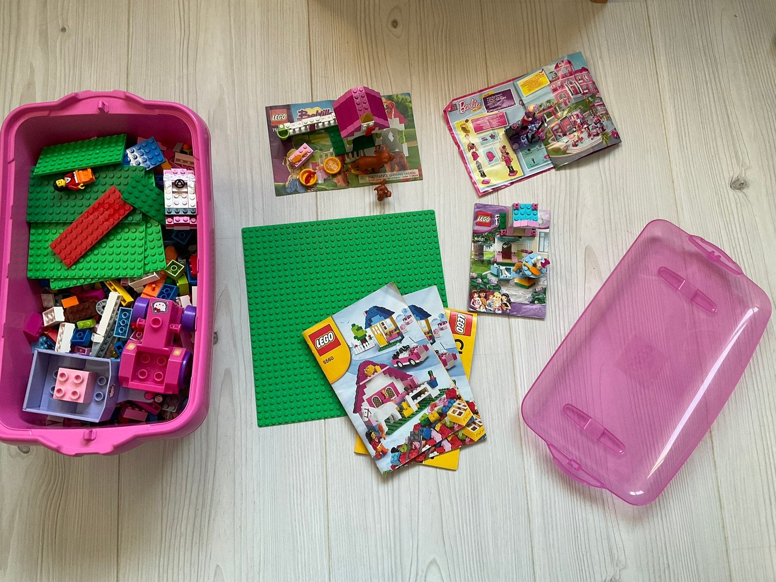 Volle bak lego - 2x set 5560 met plaat en extra’s, Ophalen of Verzenden