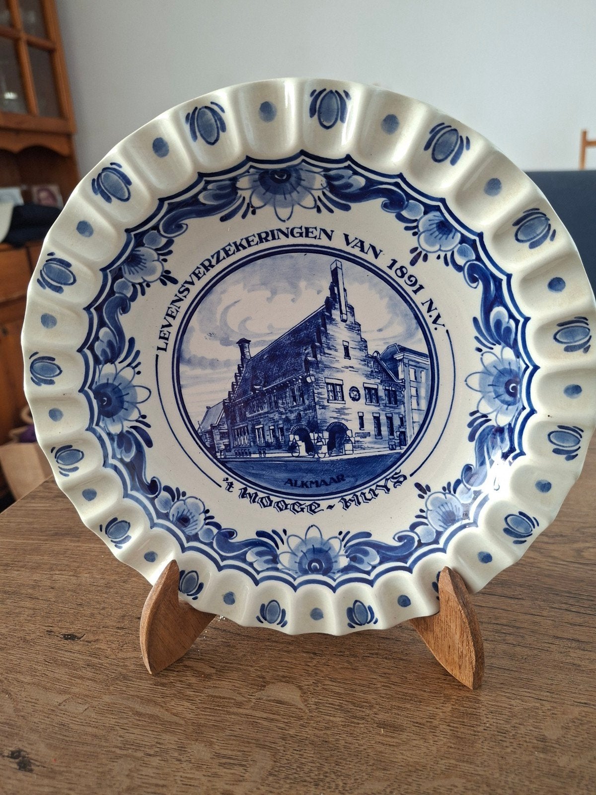 diep blauwdelfsbord hooge huis  ,alkmaar, Ophalen
