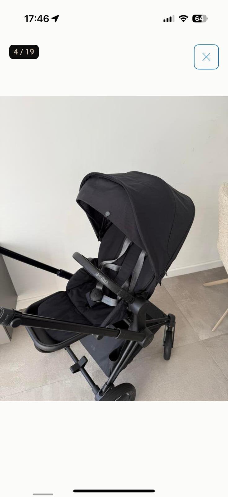Cybex Priam Premium kinderwagen + reiswieg, Kinderen en Baby's, Buggy's, Ophalen of Verzenden, Zo goed als nieuw