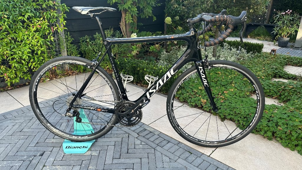 Isaac Element Team Edition racefiets, 60 cm, 28 inch, Gebruikt, Carbon, 57 tot 61 cm