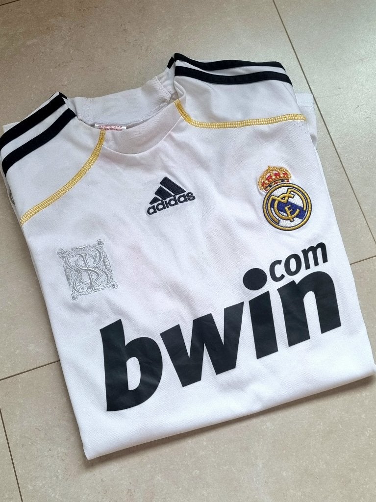 Real Madrid 2009-10 jersey (white), Maat S, Ophalen of Verzenden, Gebruikt, Shirt
