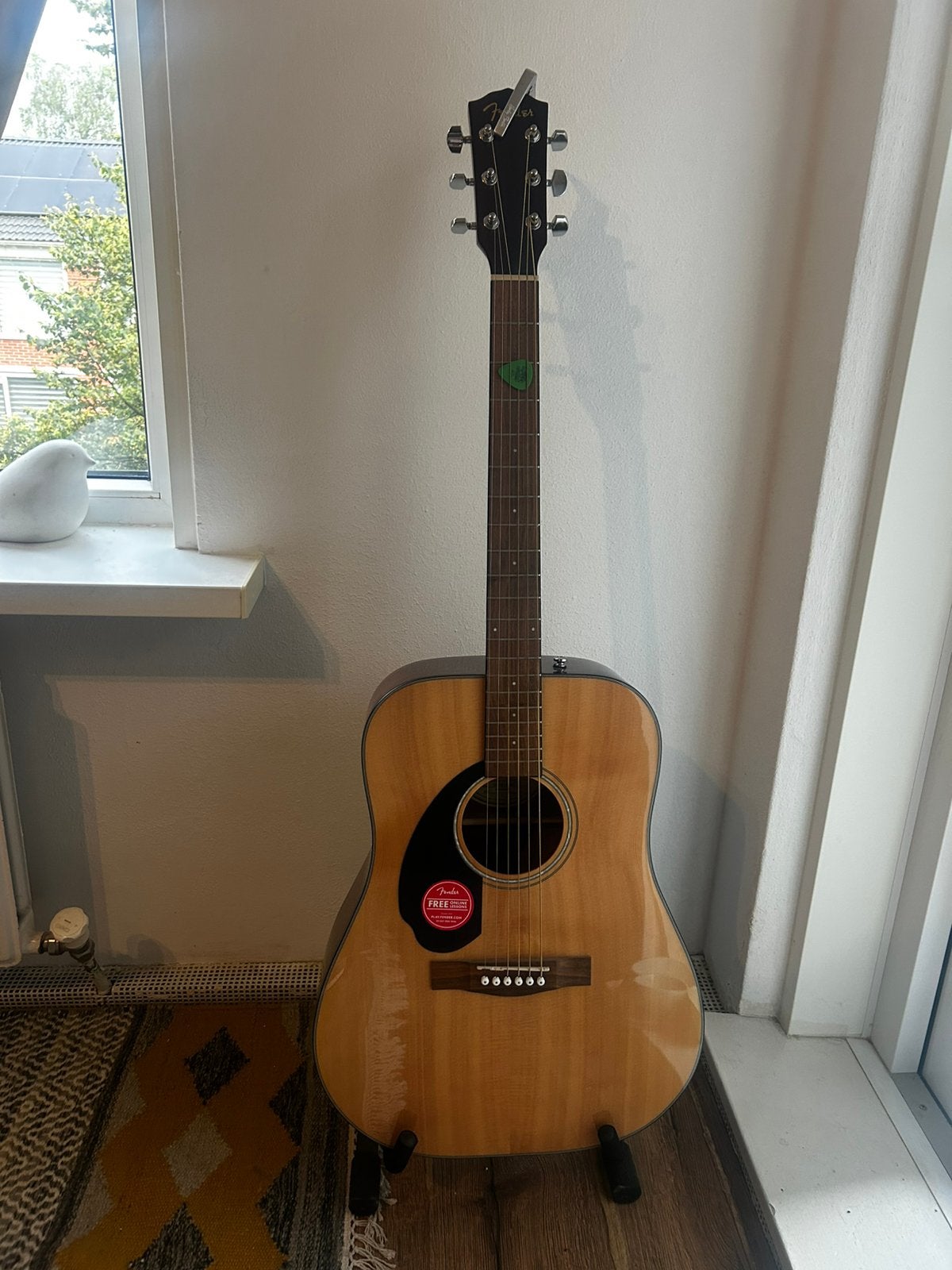 Fender CD-60S LH Nat LINKSHANDIG, Muziek en Instrumenten, Snaarinstrumenten | Gitaren | Akoestisch, Ophalen, Zo goed als nieuw