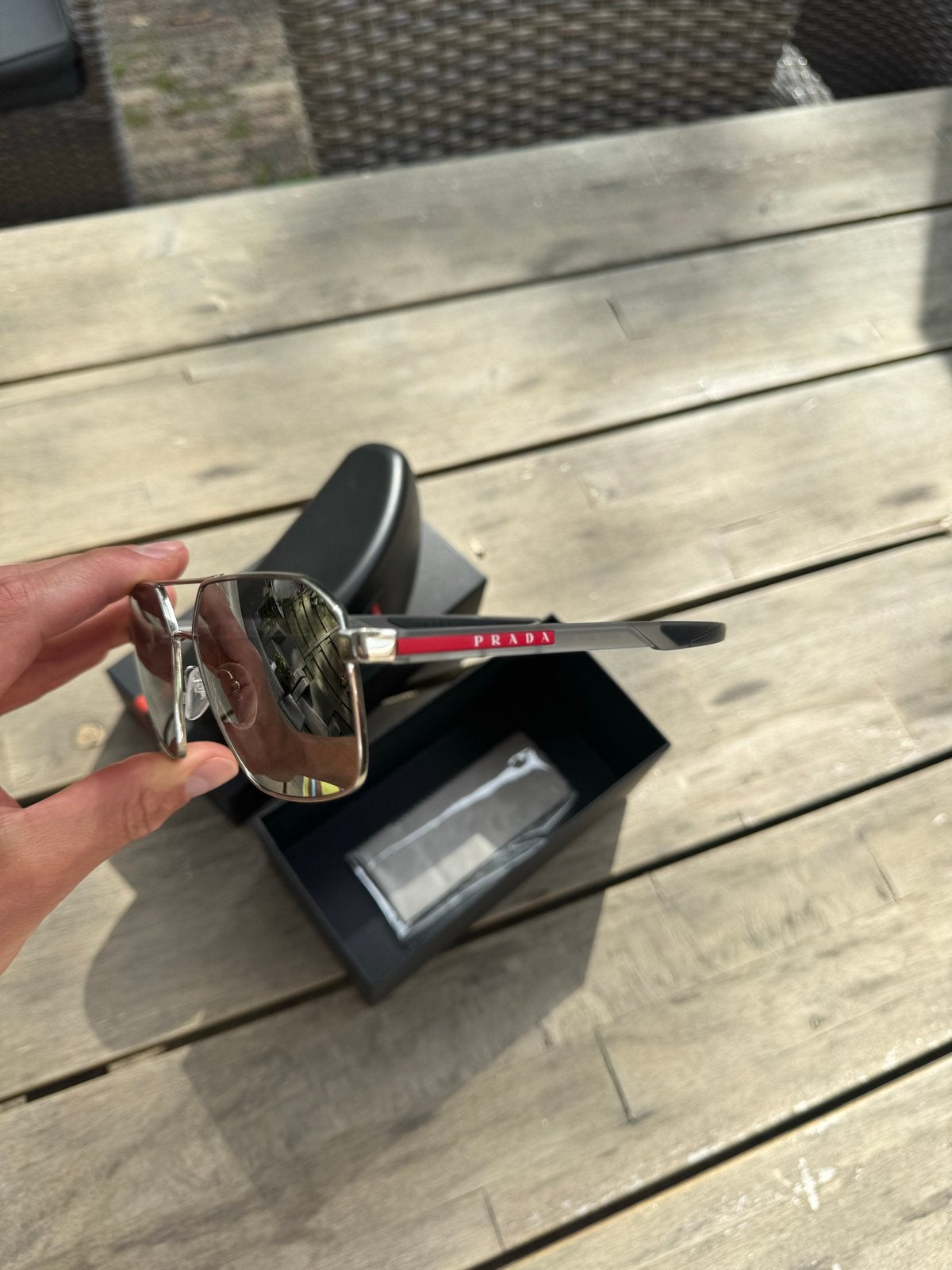 Prada Linea Rossa PS55WS Zonnebril, Overige merken, Zonnebril, Ophalen of Verzenden, Zo goed als nieuw
