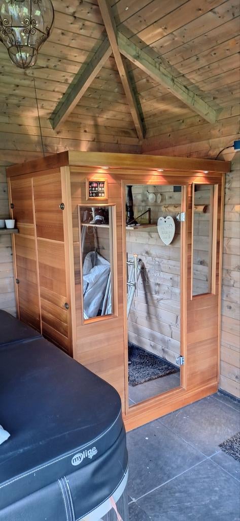 Infrarood Health-Wave SC9003-S cabine, Ophalen, Gebruikt, Infrarood, Complete sauna