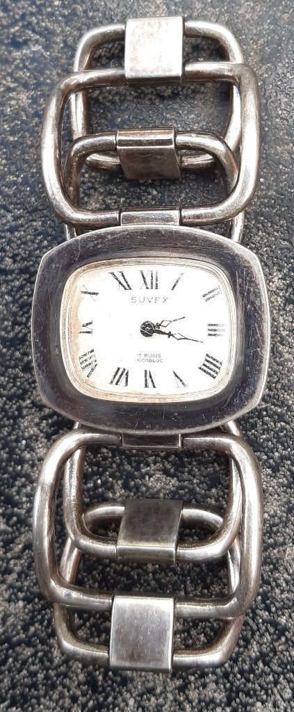 Dames Horloge jaren 70., Verzenden, Gebruikt, Leer, Overige merken
