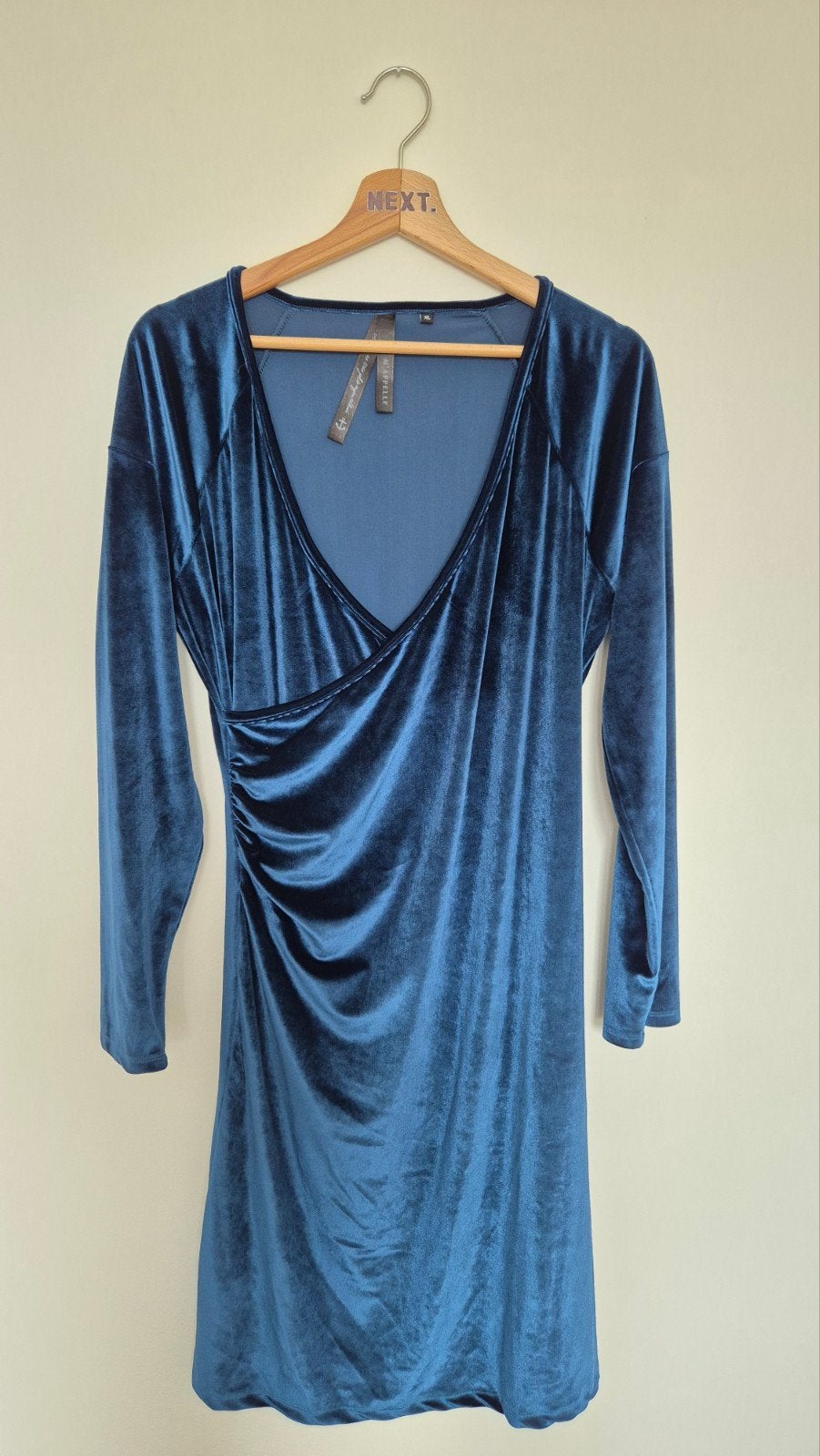 Je m'appelle velvetdress maat XL, Maat 42/44 (L), Knielengte, Verzenden, Blauw