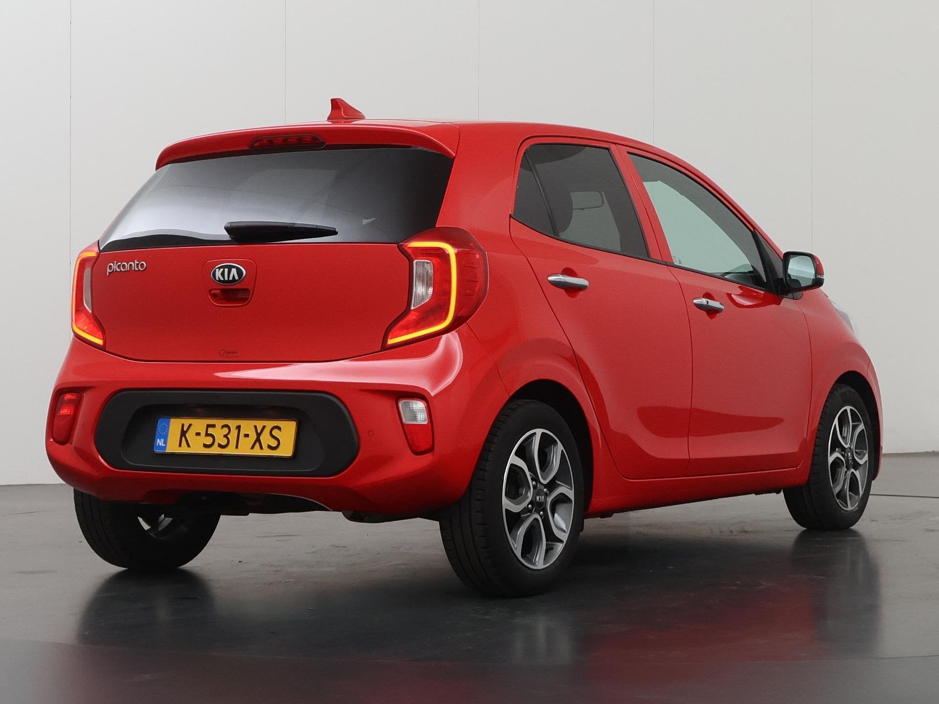 Kia Picanto 1.0 DPi DynamicPlusLine | Keyless | Navigatie |, Auto's, Voorwielaandrijving, Stof, Gebruikt, 4 stoelen