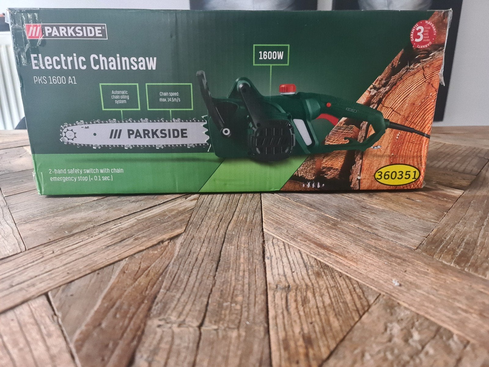 nieuw Parkside Elektrische Kettingzaag PHS 1600 A1 - 1600W, 70 mm of meer, Kettingzaag, Nieuw, Ophalen of Verzenden