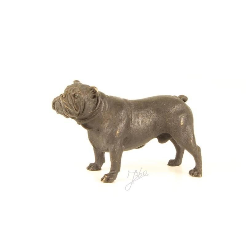 Bronzen Beeld Bulldog, Ophalen of Verzenden