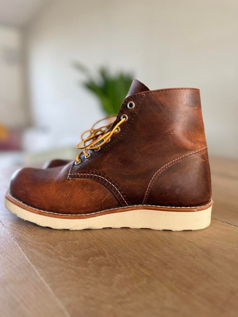 Red Wing 9111 Classic Round Toe Copper Rough & Tough - mt 39, Ophalen, Bruin, Boots, Zo goed als nieuw