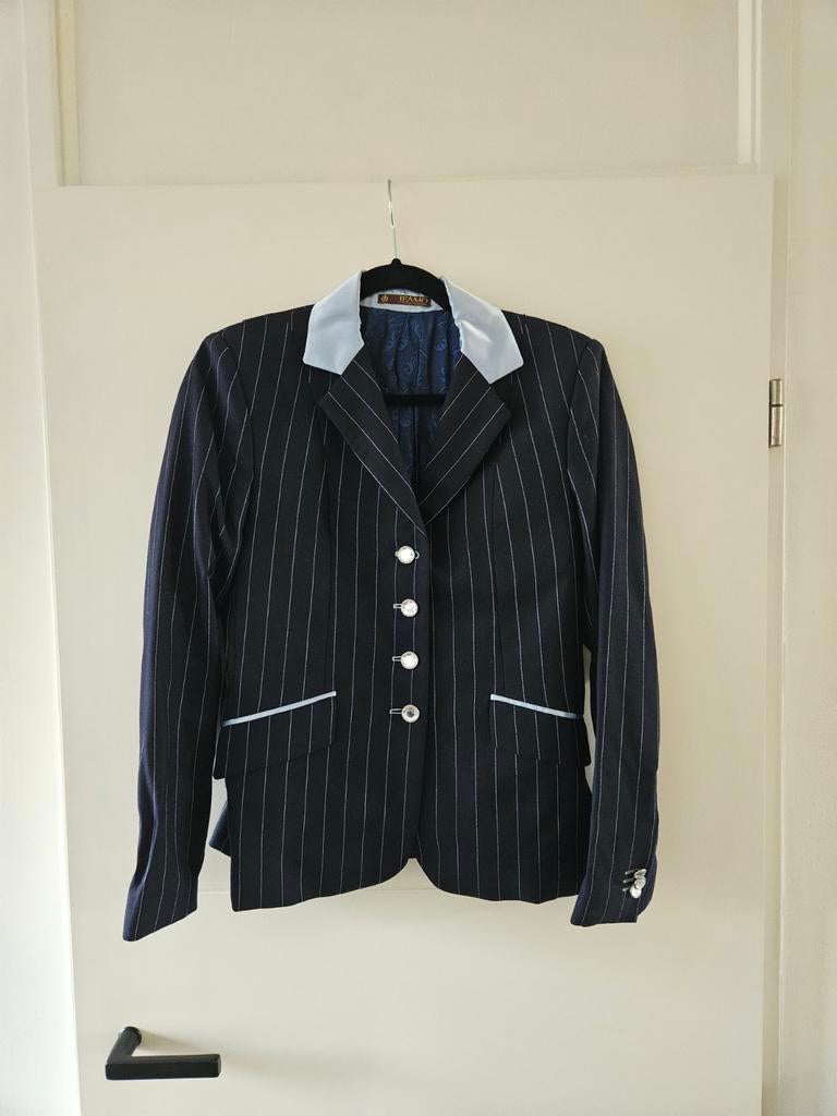 Jeamo wedstrijdjasje donkerblauw, Dieren en Toebehoren, Ophalen, Zo goed als nieuw, Dressuur, Bovenkleding