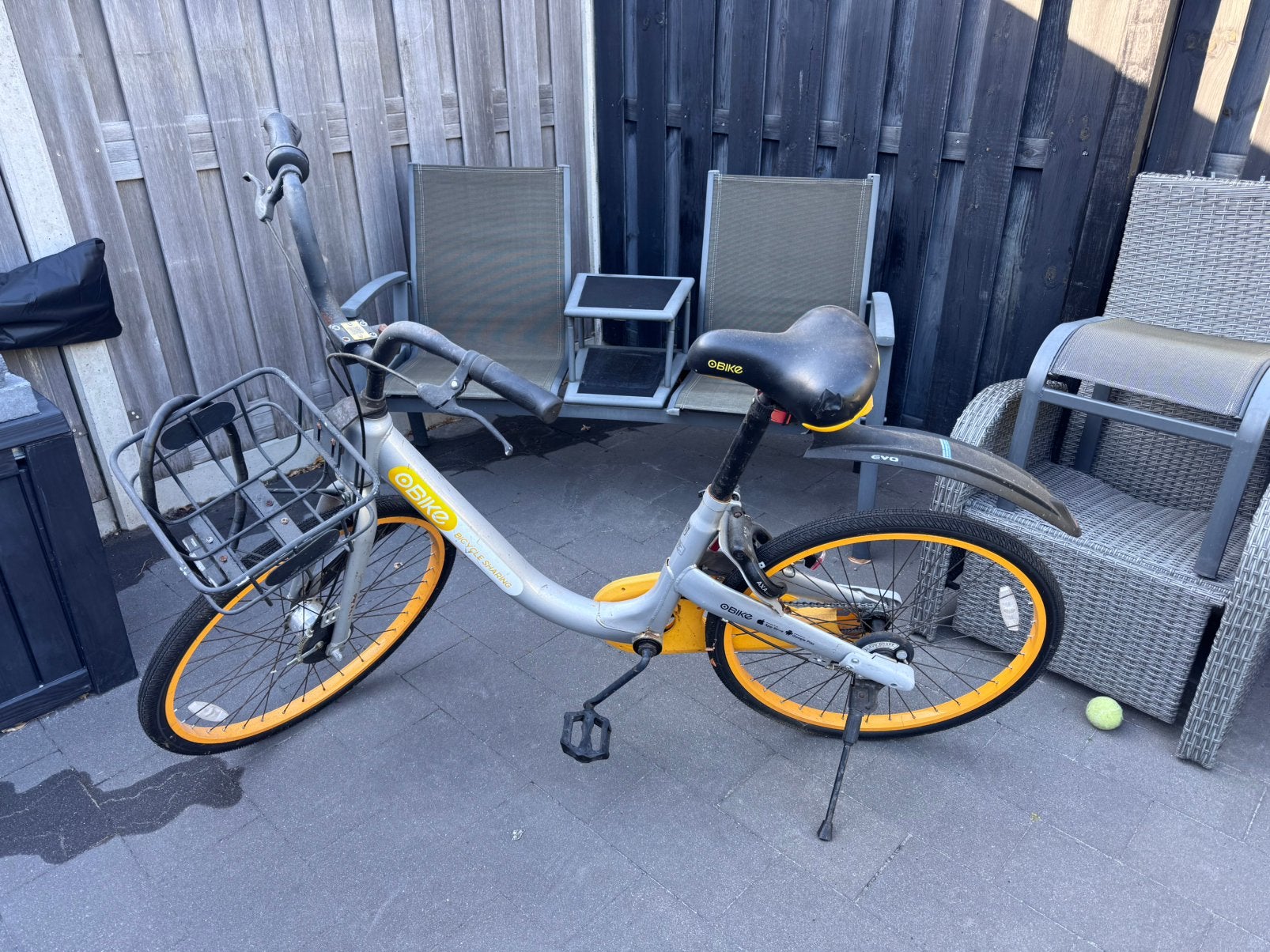 oBike stationfiets – Lekvrije banden – Geen kinderfiets, Ophalen, Gebruikt