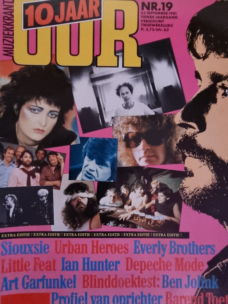 OOR 19-1981 Jubileumeditie Siouxsie Everly Brothers Little F, Ophalen of Verzenden, Zo goed als nieuw, Muziek, Film of Tv