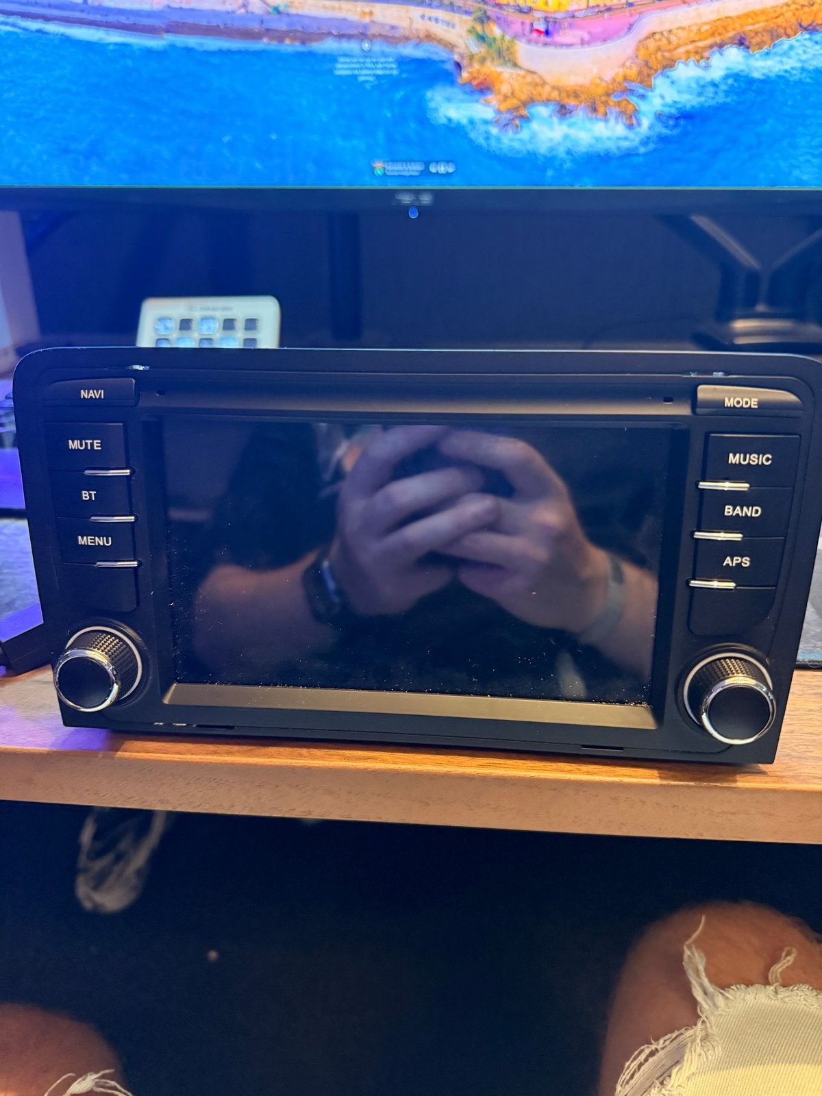 CarPlay Radio 2-din, Auto diversen, Autoradio's, Ophalen of Verzenden, Gebruikt