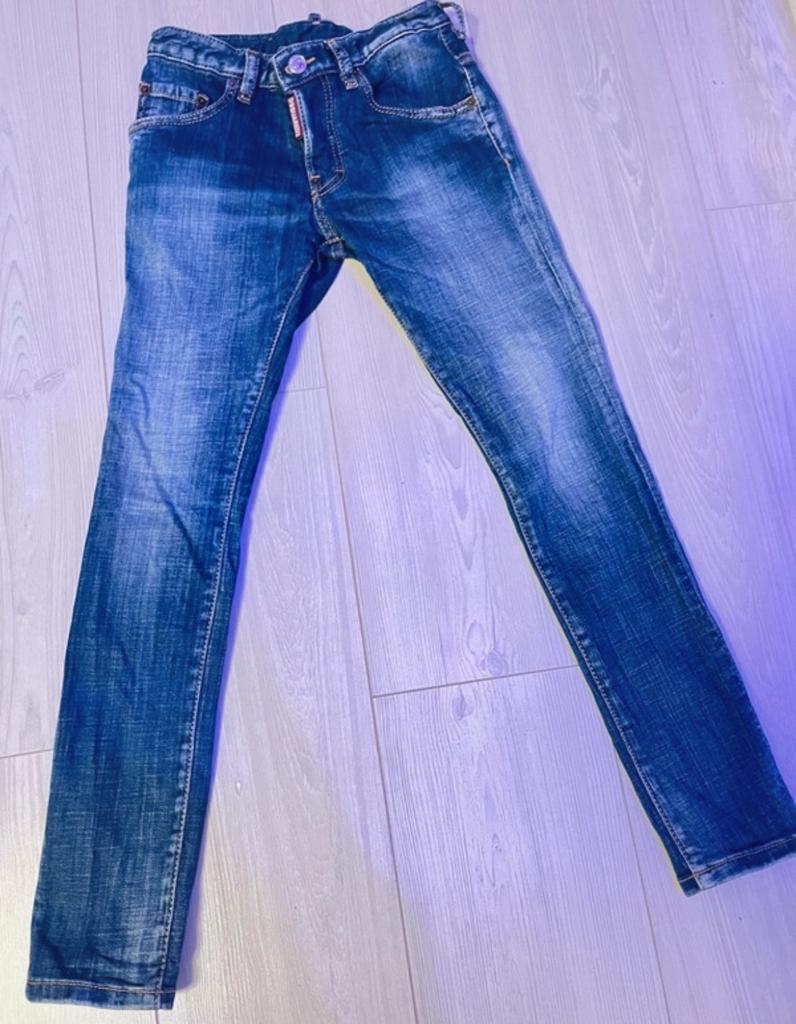 Dsquared2 jeans mt 140, Kinderen en Baby's, Ophalen of Verzenden, Zo goed als nieuw, Jongen of Meisje, Broek