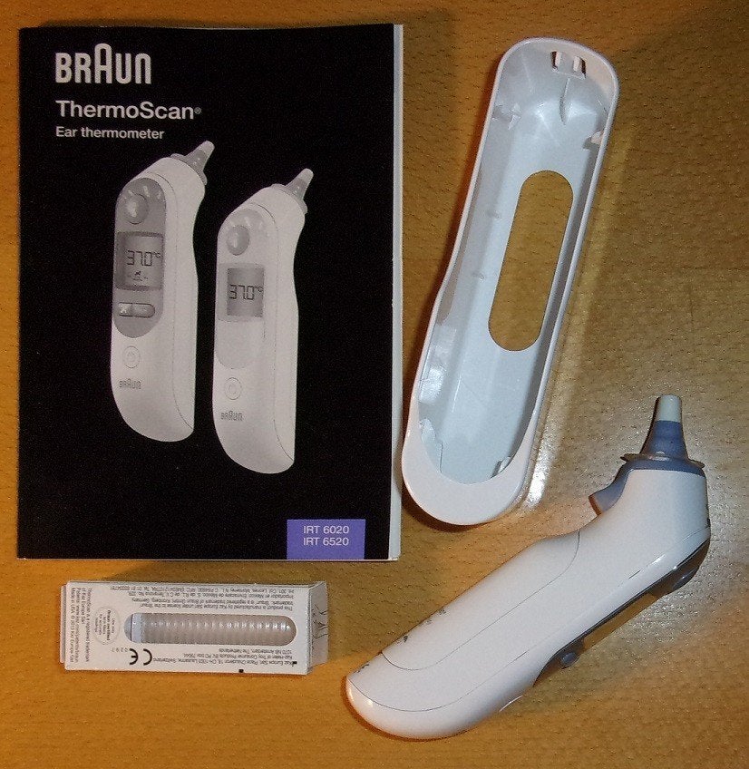 Thermometer Braun met filters., Ophalen of Verzenden, Nieuw