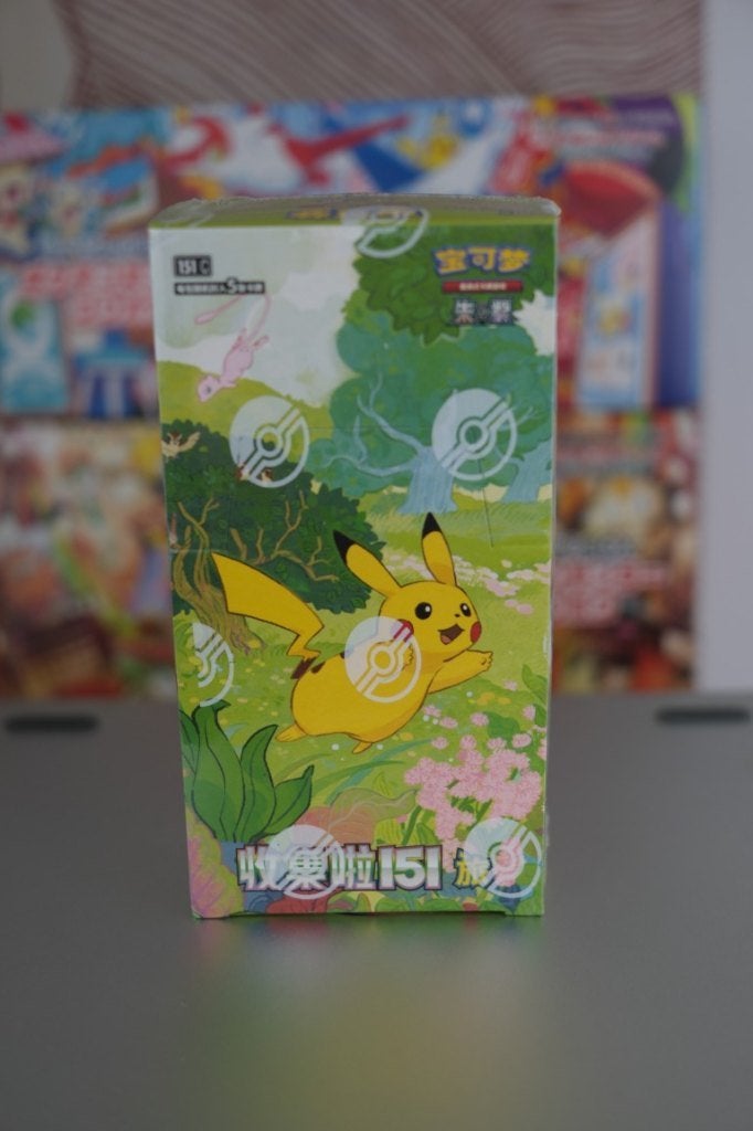 Pokemon 151C Collect 151 Journey Slim Booster Box [Chinese], Verzenden, Zo goed als nieuw, Boosterbox, Foil