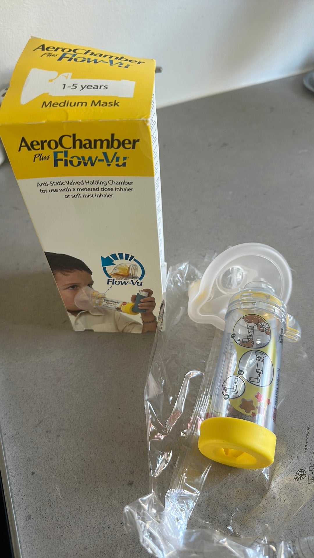 AeroChamber Plus Flow-Vu Child, Ophalen, Overige merken, Draagbaar, Overige typen