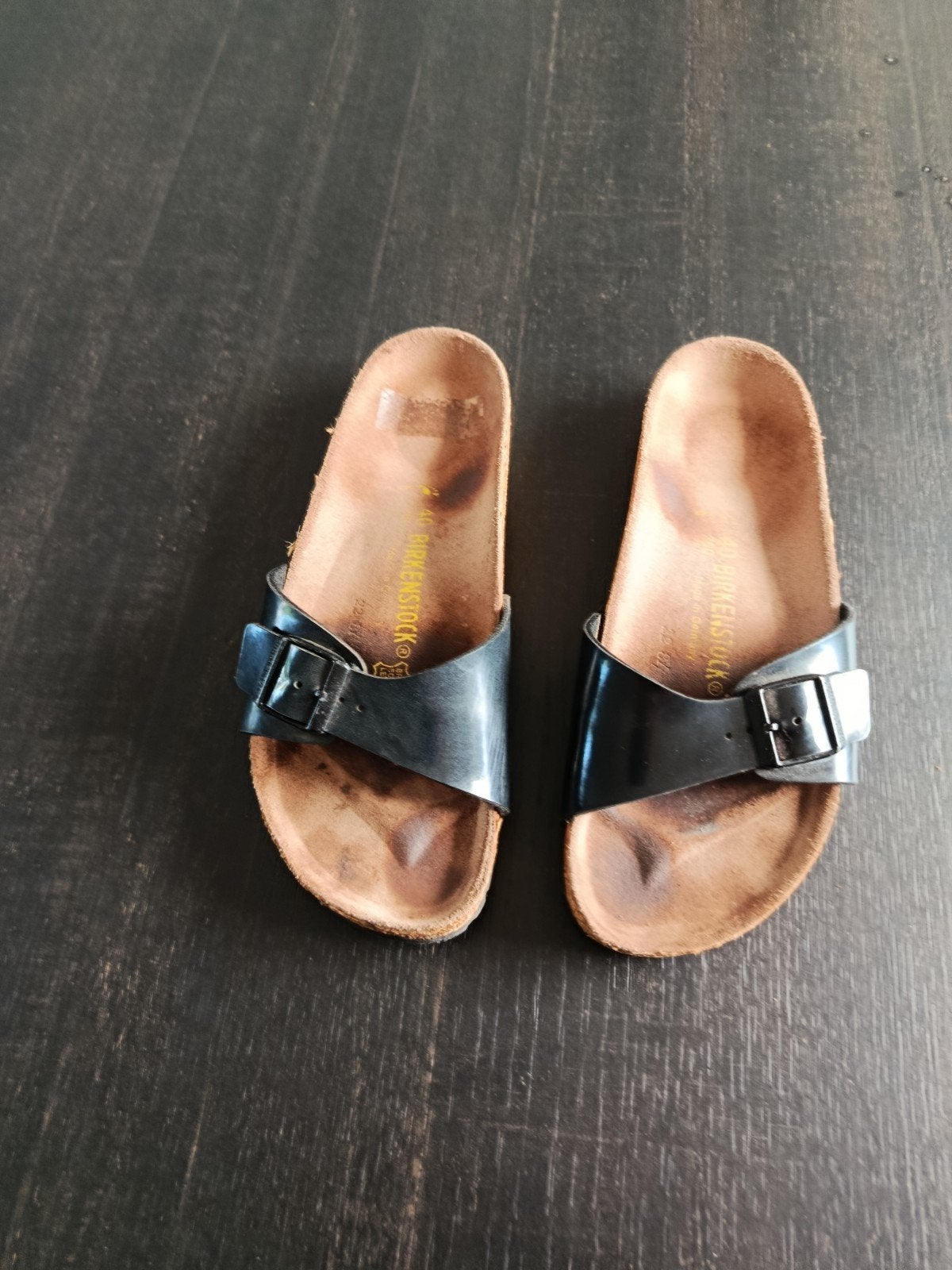 Birkenstock slippers maat 40, Ophalen of Verzenden, Gedragen