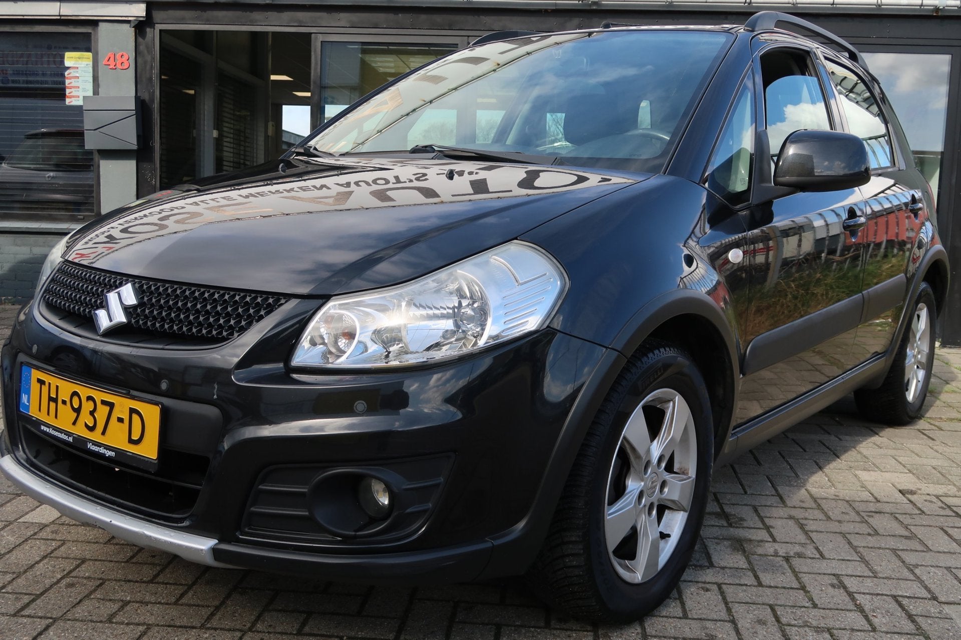 Suzuki SX4 1.6 Exclusive *Rijklaarprijs *Automaat *Parkeerse, Auto's, Gebruikt, Zwart, 4 cilinders, 1586 cc
