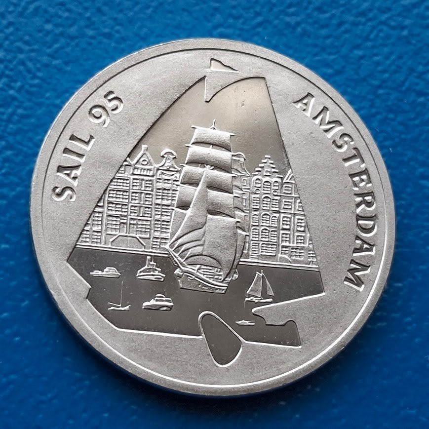 1 Ecu der Nederlanden - Sail 1995, Verzenden, Overige materialen, Nederland