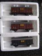 Roco 4310A, B en C: drietal graanwagens NS, Gelijkstroom, Wagon, Ophalen of Verzenden, Roco