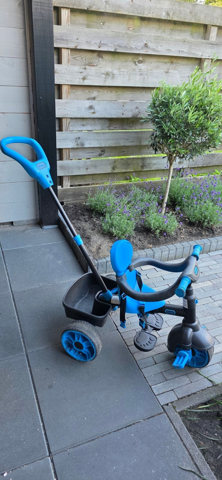 Fiets met duwstang, Ophalen, Gebruikt, Duwstang