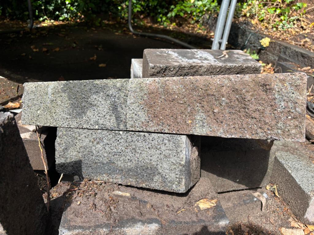 Stapelblokken, Tuin en Terras, Ophalen, Gebruikt, Border, Minder dan 100 cm
