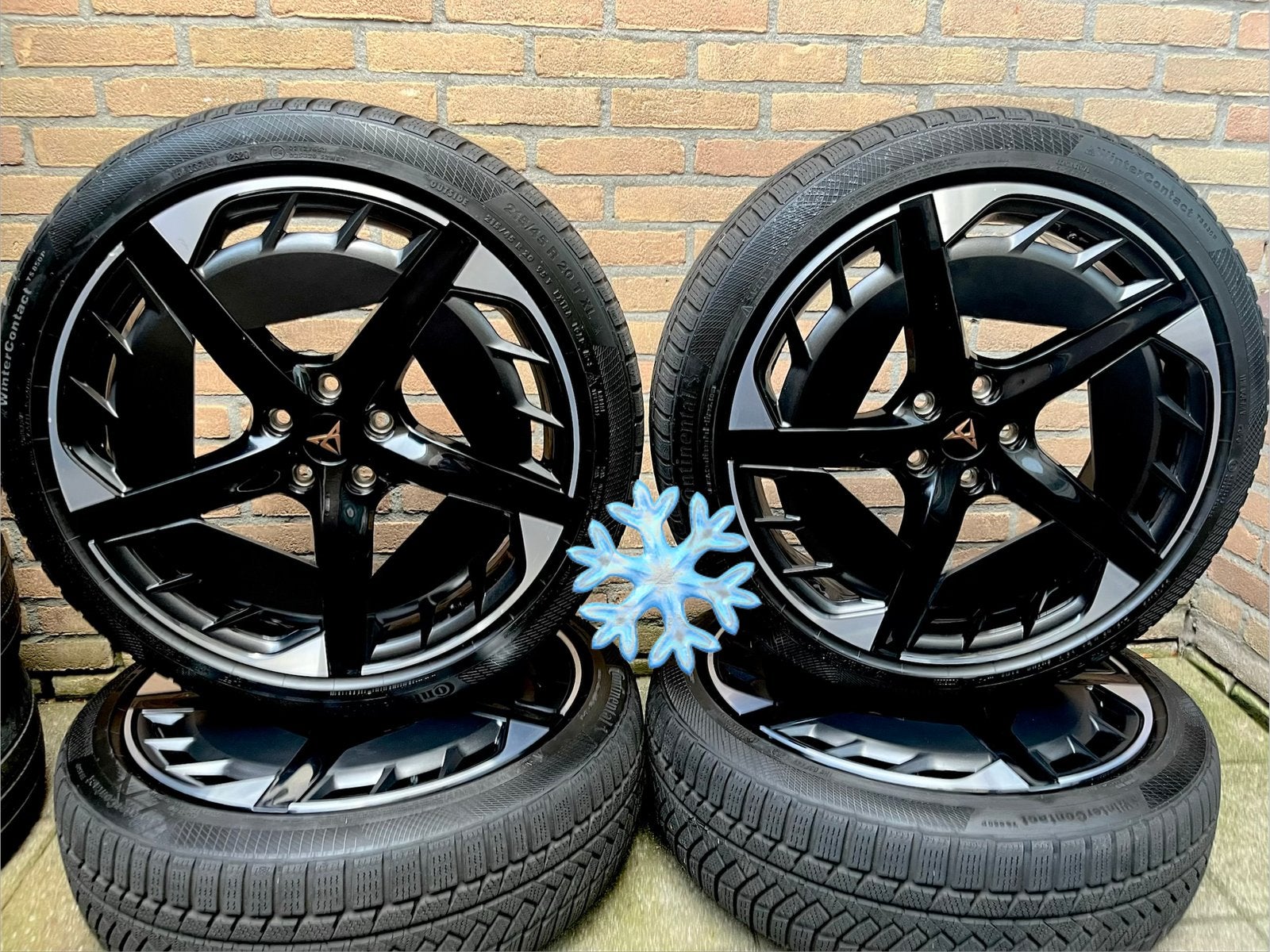 20” orig Cupra Born Continental  winterset TPMS, Auto-onderdelen, Banden en Velgen, Banden en Velgen, Personenwagen, 20 inch, Gebruikt