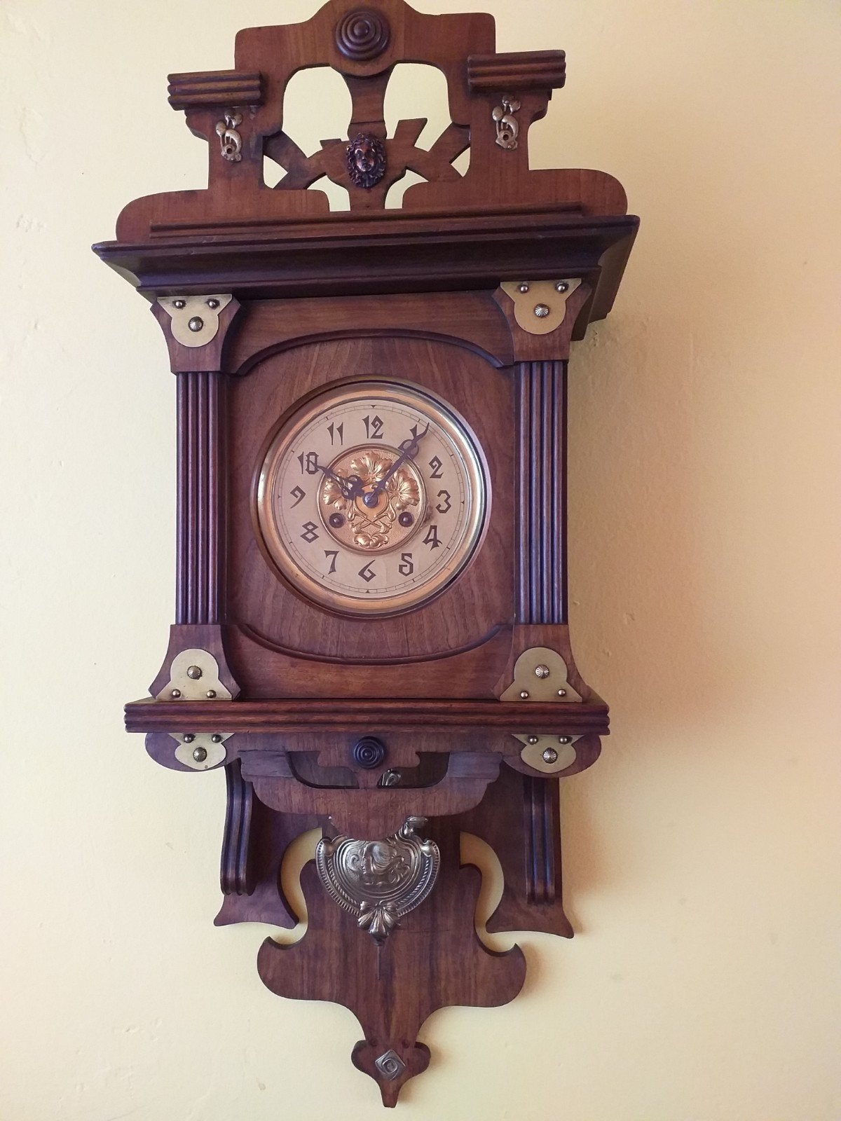 Antieke Junghans  Pendule Regulator style 1890-1910, Antiek en Kunst, Antiek | Klokken, Ophalen
