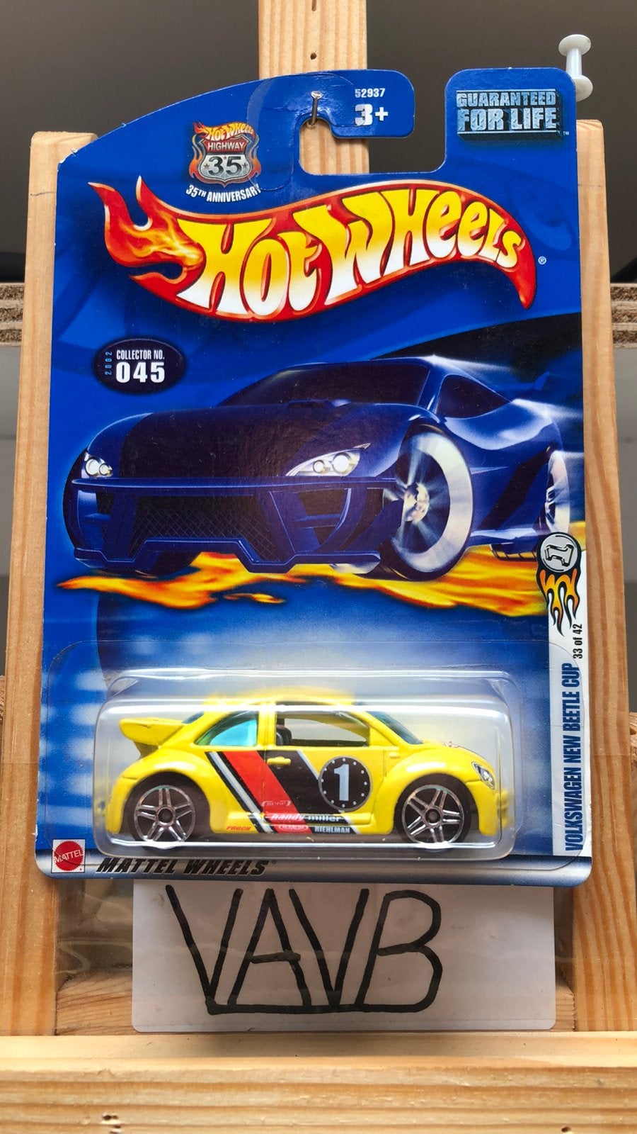 1 vw Volkswagen new beetle cup Hot Wheels Hotwheels VAVB new, Ophalen of Verzenden, Nieuw, Auto