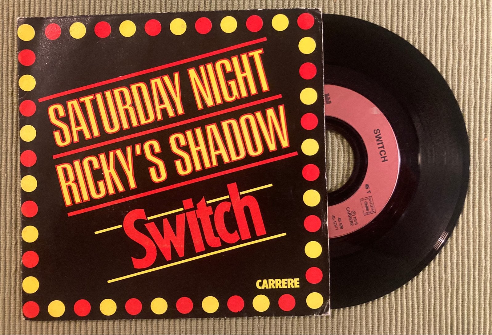 Vinyl single Switch - Saturday Night, 7 inch, Ophalen of Verzenden, Zo goed als nieuw, Dance en House