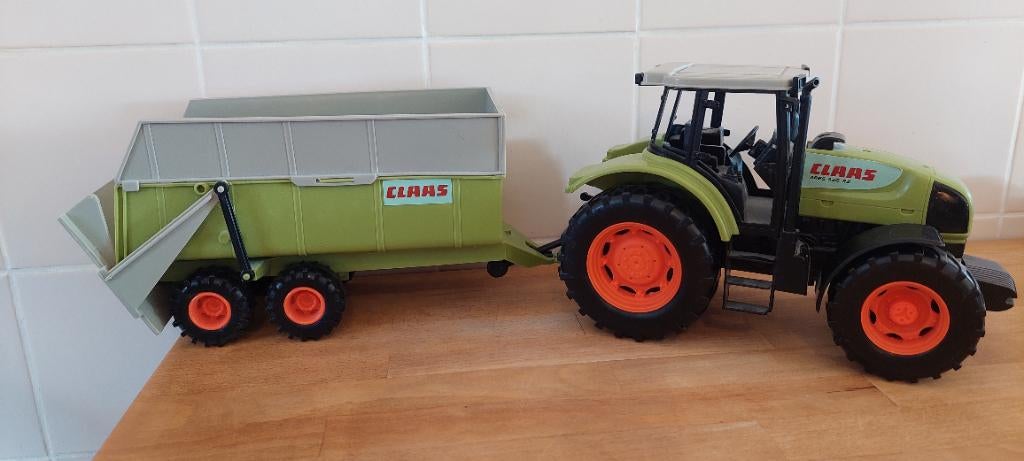 Claas tractor met aanhanger ares 836 rz ., Ophalen of Verzenden