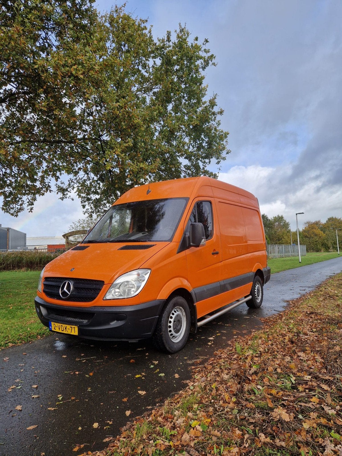 Mercedes-Benz Sprinter 2.1 CDI 310 met laadklep, Auto's, Achterwielaandrijving, Zwart, 2000 kg, Particulier