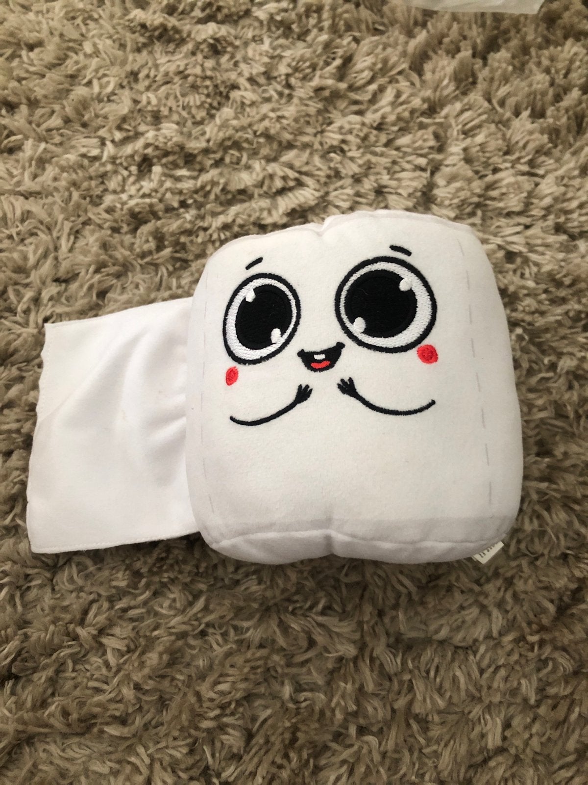Leuke knuffel van een wc-rolletje, Gebruikt, Overige merken, Overige karakters, Overige typen