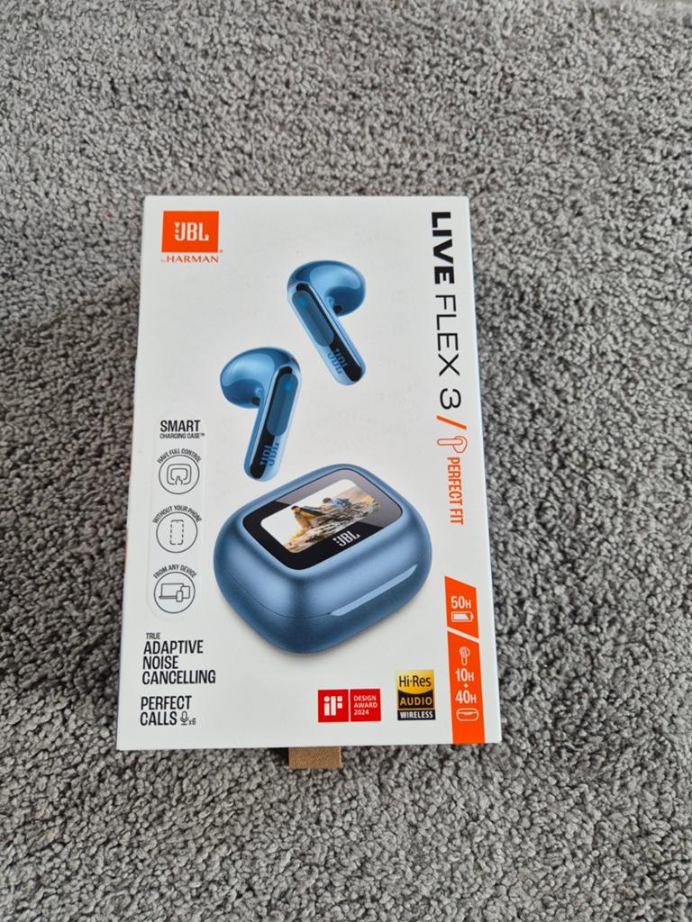 JBL Live Flex 3 nieuw in doos, Telecommunicatie, Mobiele telefoons | Oordopjes, Ophalen, In gehoorgang (in-ear), Nieuw, JBL