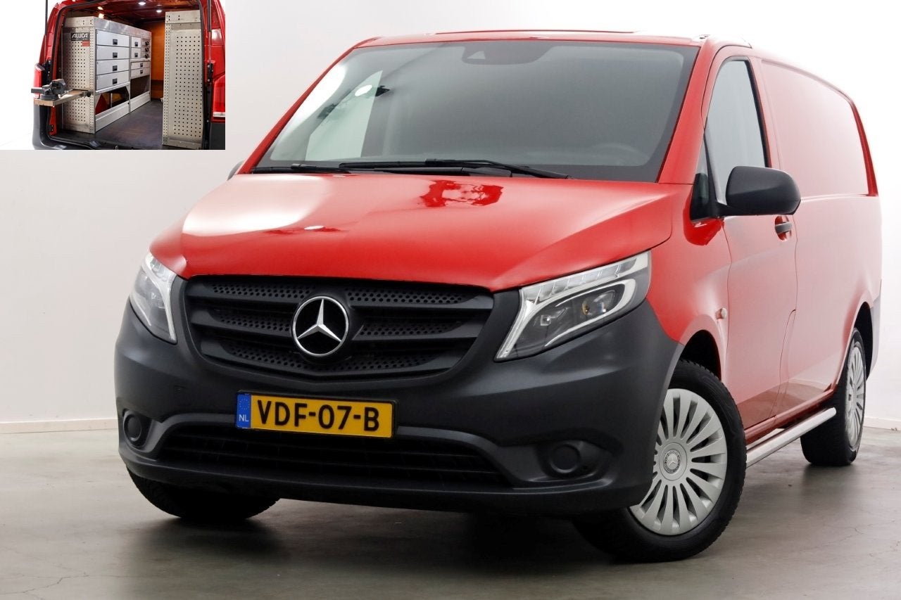 Mercedes-Benz Vito 119 CDI 190pk Lang 7G Automaat 4x4 ZG2 LE, Auto's, Dealer onderhouden, Gebruikt, Euro 6, 2500 kg