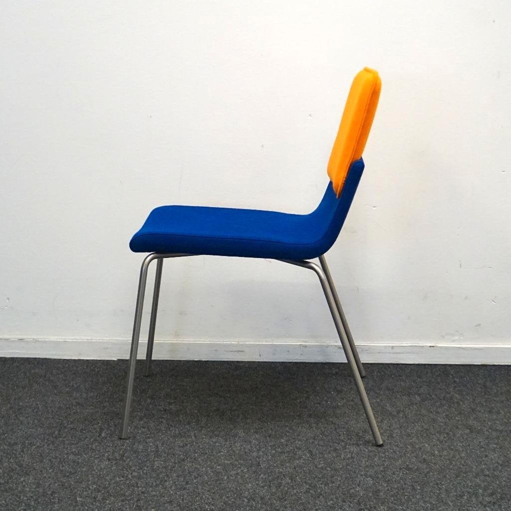 Gispen Triennial Design Stoelen | Oranje / Blauw | Stoelen, Huis en Inrichting, Gebruikt, -, Blauw, -
