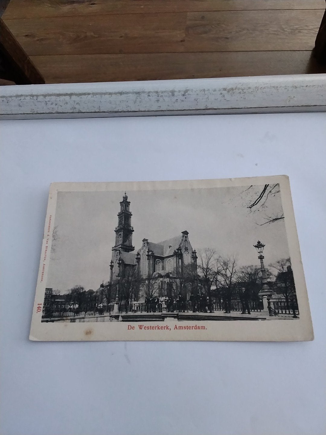 Oude ansichtkaart Westerkerk, Amsterdam (ongelopen), Ophalen of Verzenden, Voor 1920, Ongelopen, Noord-Holland
