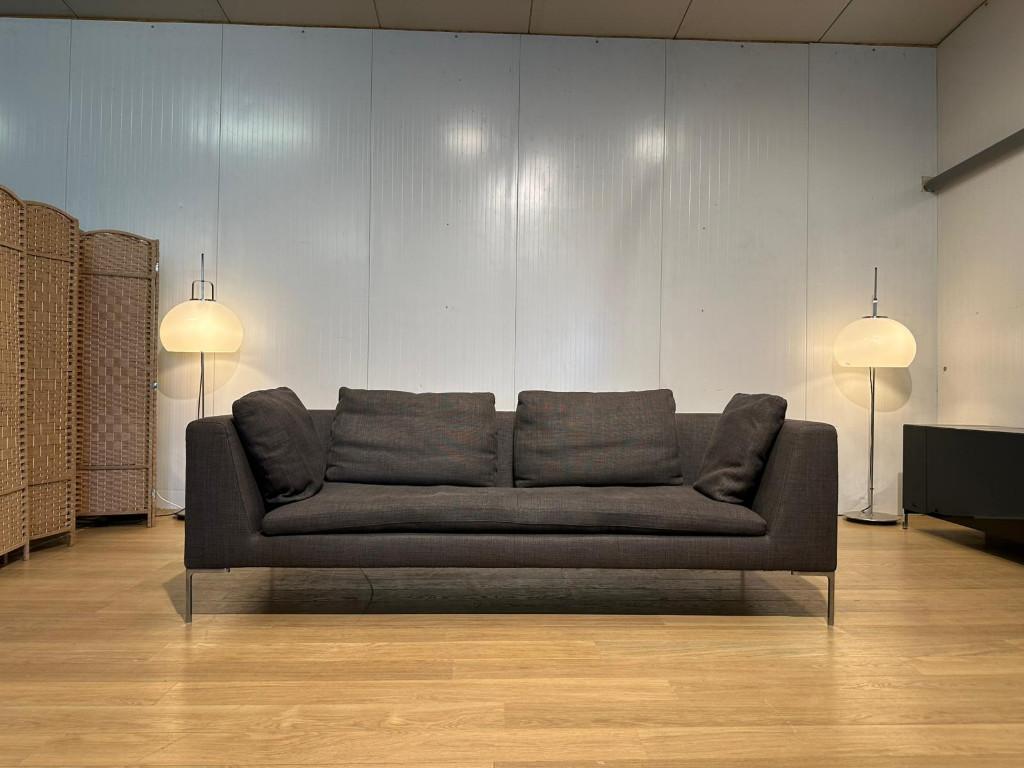 B&B Italia Charles 3-Zits Opnieuw Stofferen €2.850, Huis en Inrichting, Banken | Bankstellen, Nieuw, 75 tot 100 cm, Ophalen of Verzenden
