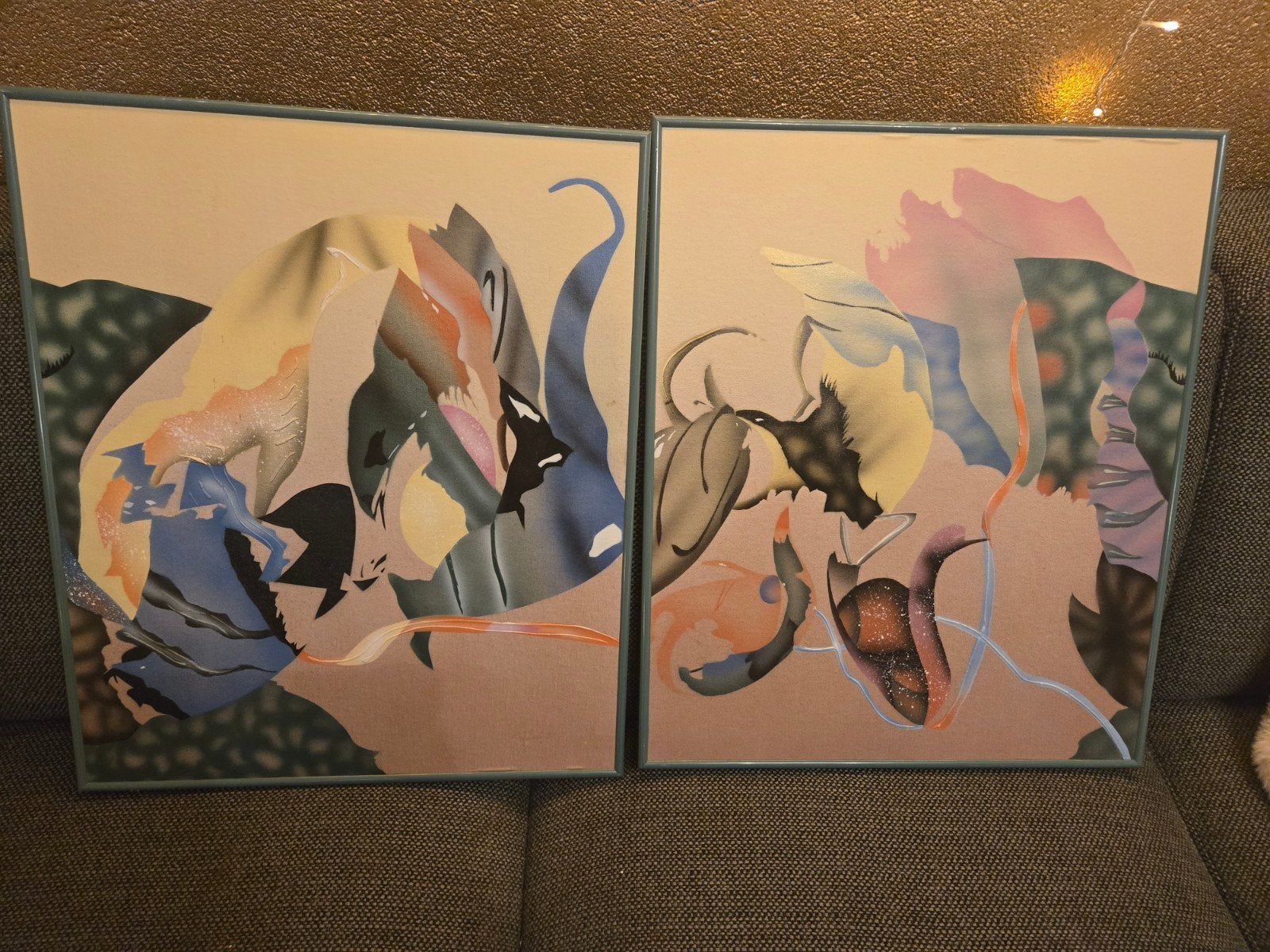 2 Mooie Schilderijen! 50 x 60 cm, 50 tot 75 cm, Ophalen of Verzenden, Zo goed als nieuw, Schilderij