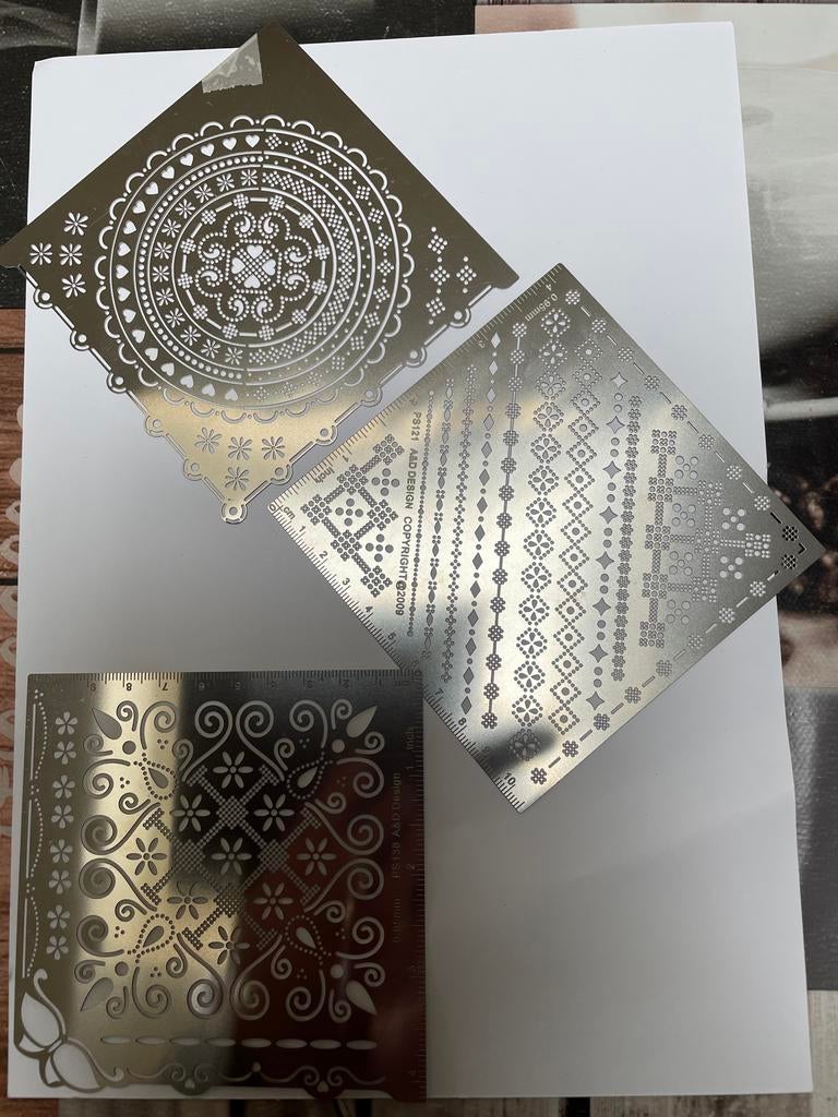 Embossing mallen 1, Ophalen of Verzenden, Zo goed als nieuw, Overige thema's, Pons of Mal
