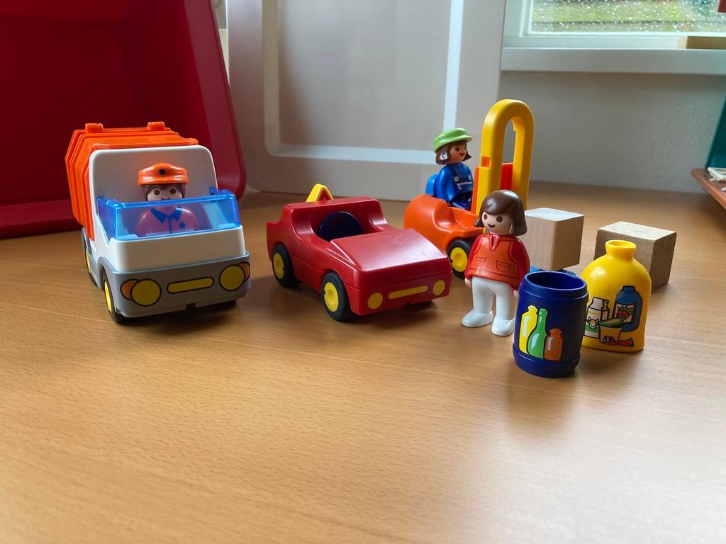 123 playmobil voertuigen, Ophalen of Verzenden, Zo goed als nieuw