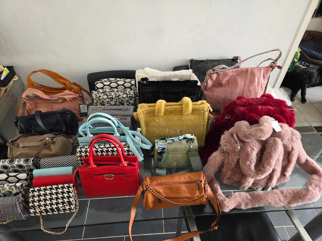 50 Nieuwe Dames Tassen - Diverse Modellen en Kleuren, Diverse fabrikanten, Overige kleuren, Overige typen, Onbekend