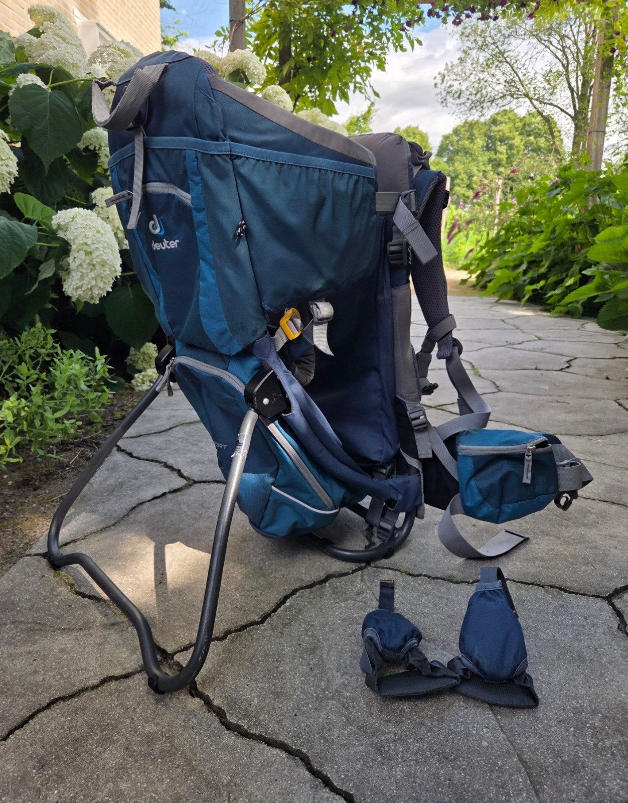 Deuter kid comfort 2, Kinderen en Baby's, Babydragers en Draagdoeken, Ophalen of Verzenden, Zo goed als nieuw, Rug, Overige merken